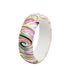Colorful Silicone Ring for Women – Soft, Lightweight, and Abstract Watercolor-Inspired Swirl Pattern Design
