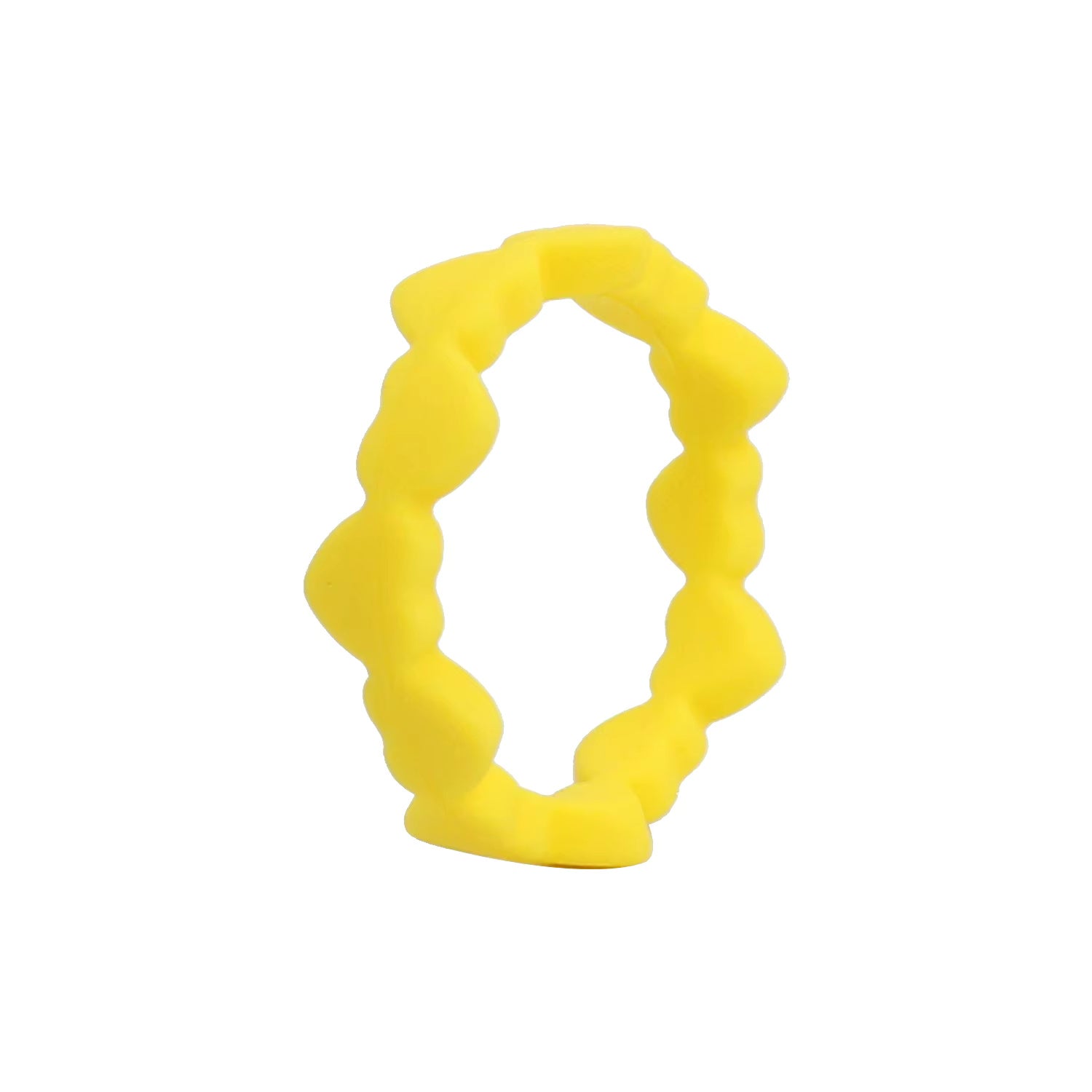 Heart-Shaped Silicone Ring for Women – Flexible, Lightweight & Stylish Wedding Band for Workout & Daily Wear