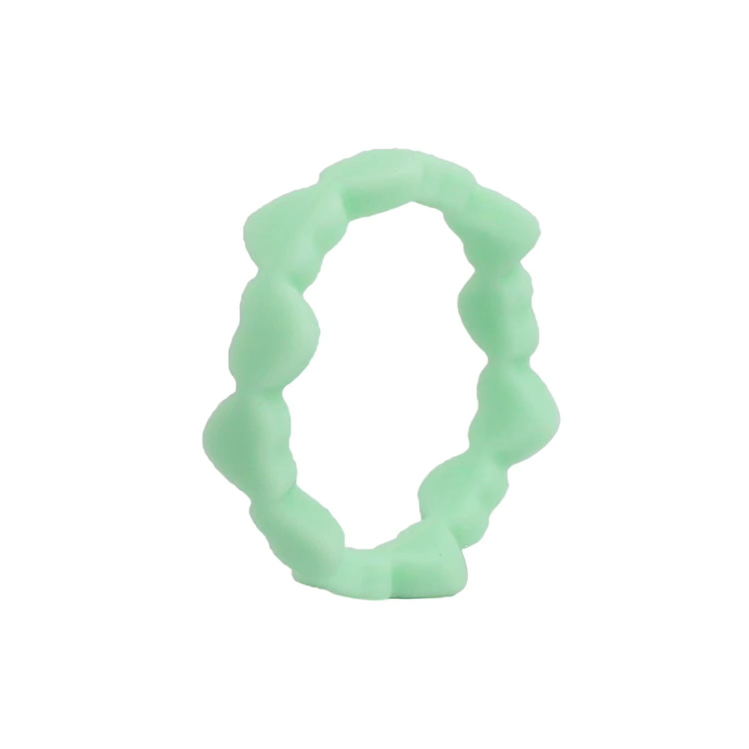 Heart-Shaped Silicone Ring for Women – Flexible, Lightweight & Stylish Wedding Band for Workout & Daily Wear