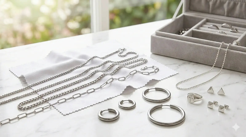 How to care for affordable stainless steel and silver jewelry 2026