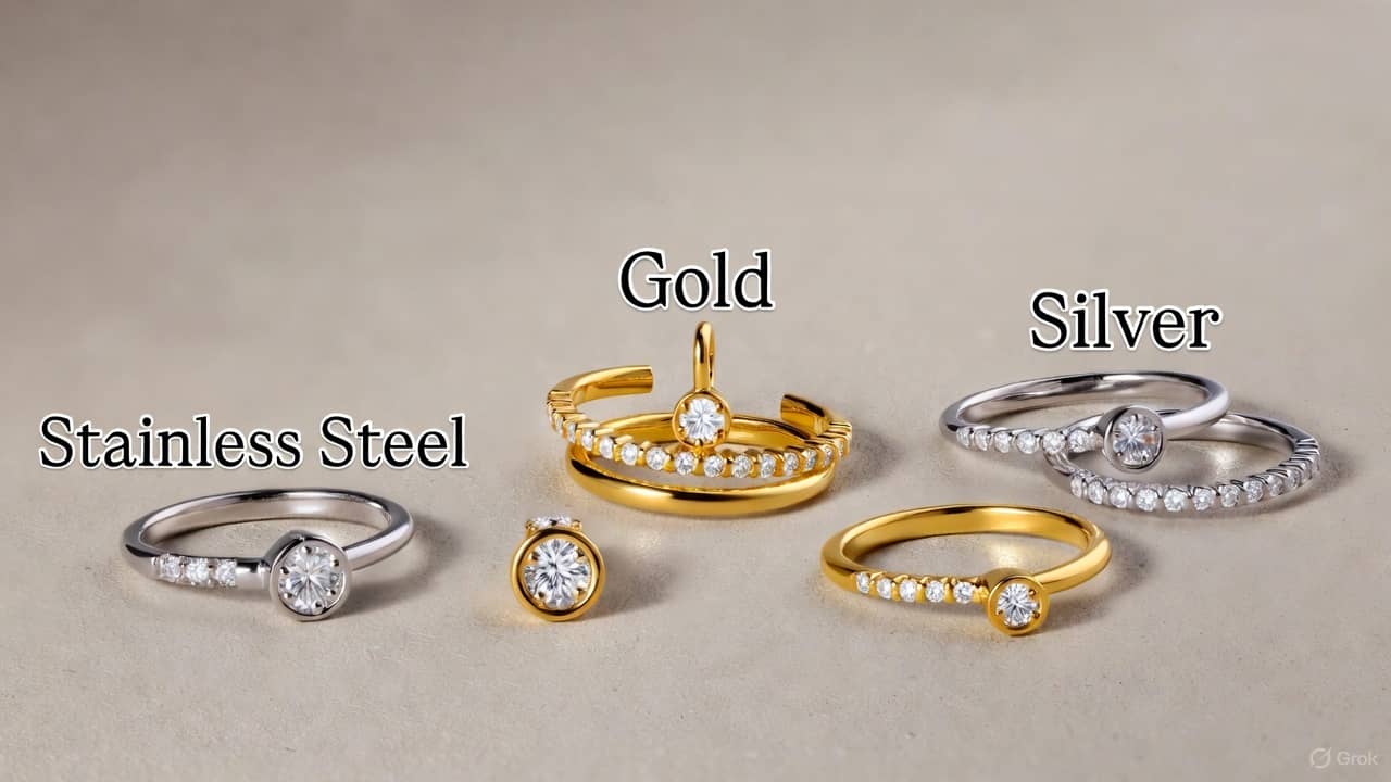 stainless steel vs gold silver pros cons 2026