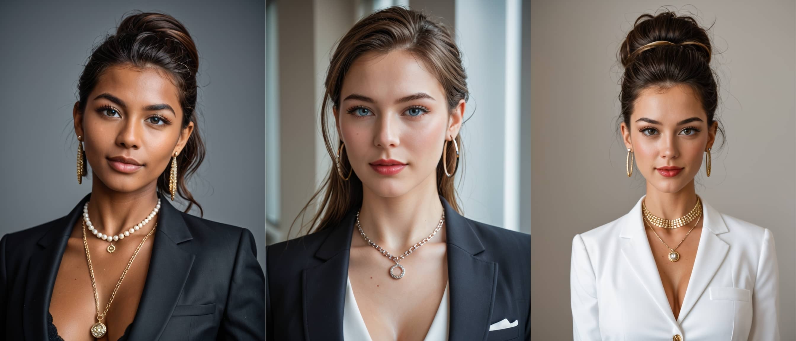 Jewelry For Workplace Silver Necklace Layered