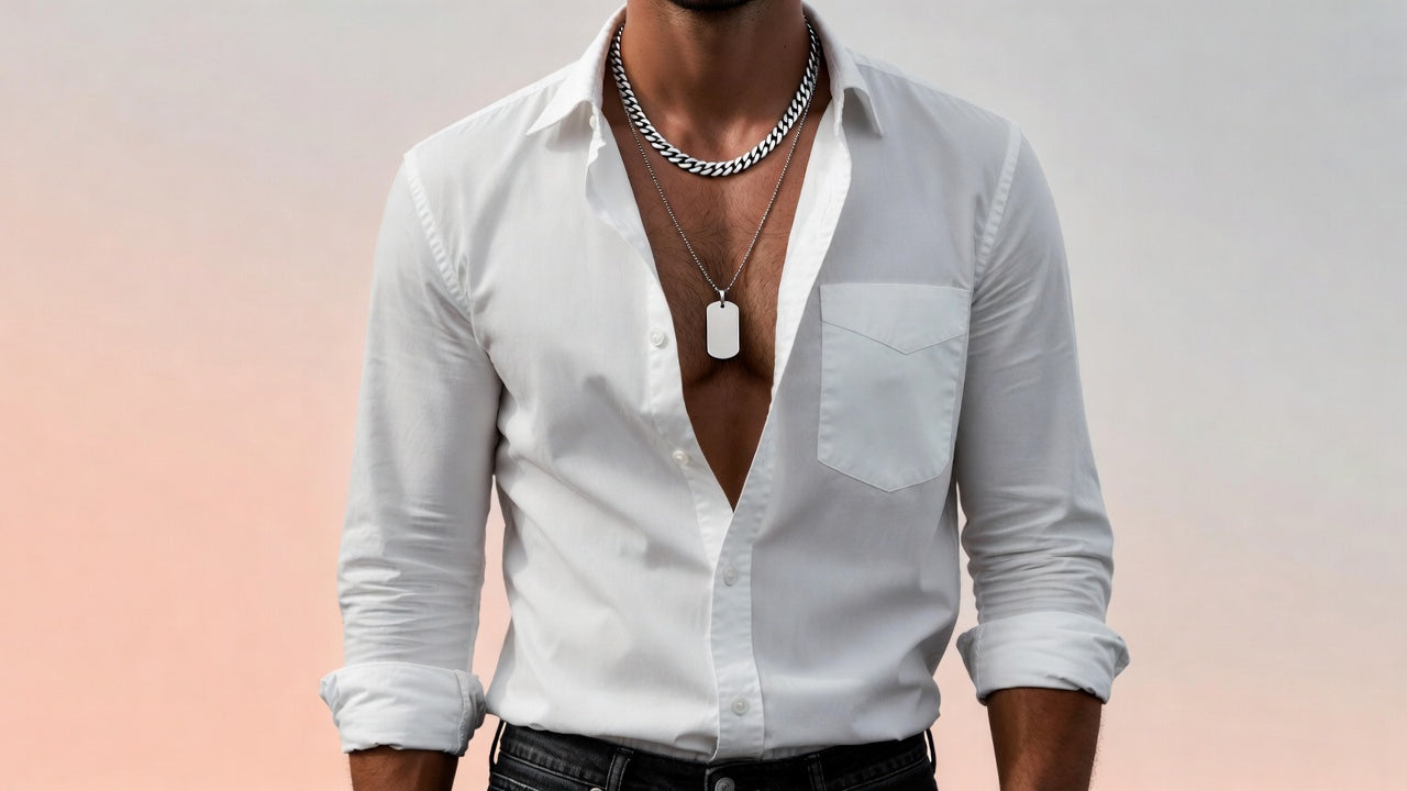 Best Popular Men’s Necklaces in Silver and Titanium Picks