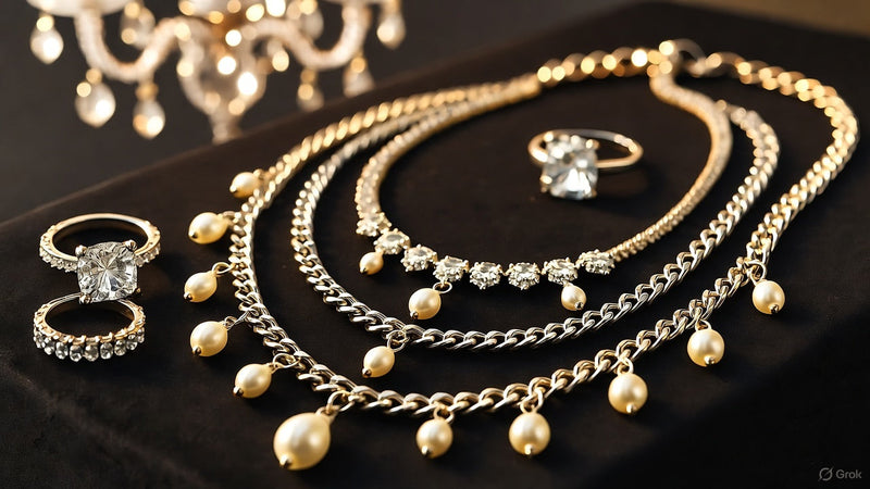 layered silver & pearl on velvet for galas 2026