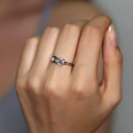 Double Knot Sterling Silver Ring