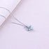 CZ Ballerina Sterling Silver Necklace