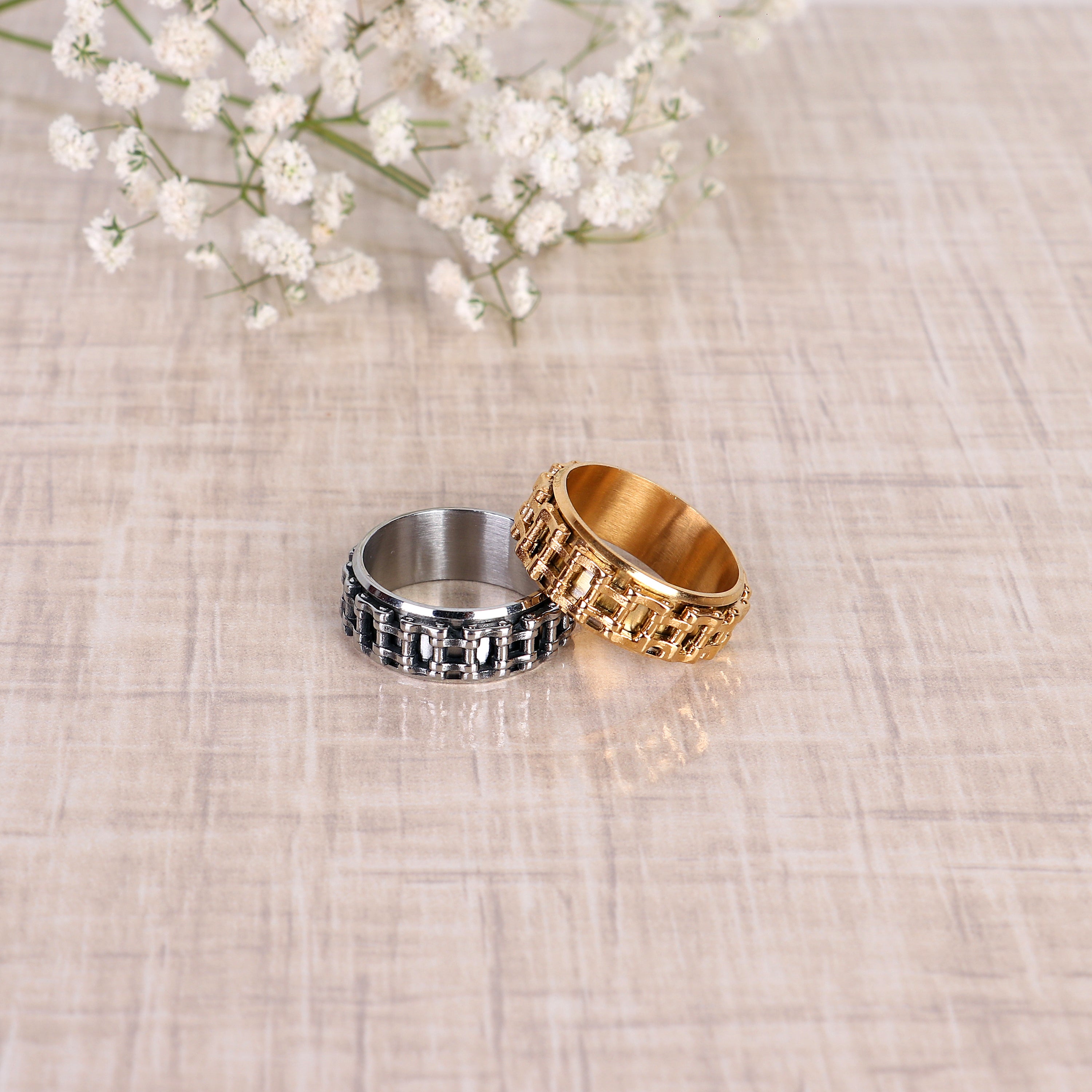 Bike Chain Spinner Stainless Steel Ring