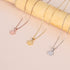 Pave CZ Dog Paw Sterling Silver Necklace