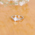 Oval Opal/Larimar Accented With CZ Stones Sterling Silver Ring