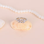 Double Knot Sterling Silver Ring