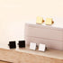 Minimalist Square Stud Earrings Set Stainless Steel Hypoallergenic Everyday Earrings for Women 3 Colors