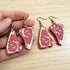 Funny Steak Drop Earrings Lightweight Acrylic Food Jewelry