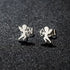 Cupid Angel Stud Earrings for Women Stainless Steel Love Arrow Earrings Minimalist Romantic Jewelry