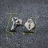 Stainless Steel Heart Lock & Key Stud Earrings – Romantic Minimalist Jewelry for Everyday Style and Gifting