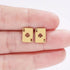 Ace of Spades Stainless Steel Stud Earrings – Minimalist Poker Card Jewelry for Trendy Everyday Style