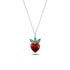 Strawberry CZ Sterling Silver Necklace