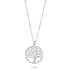 Plain Tree Of Life Sterling Silver Necklace