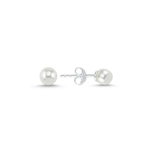 925 Sterling Silver Classic Pearl Stud Earrings – Timeless Elegance for Everyday Wear or Special Occasions