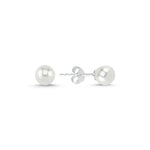 925 Sterling Silver Classic Pearl Stud Earrings – Timeless Elegance for Everyday Wear or Special Occasions