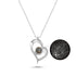 I Love You In 100 Languages Sterling Silver Necklace