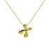 Bubble Letter Pendant Necklace in Stainless Steel – Trendy Minimalist Initial Jewelry for Everyday Style