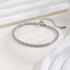 Stainless Steel CZ Tennis Bracelet – Elegant Sparkling Chain Jewelry for Everyday Luxury and Special Occasions