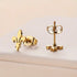 Fleur De Lis Stud Earrings – Stainless Steel Minimalist Earrings for Women, Lightweight Everyday Jewelry