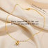 Minimalist Heart Pendant Necklace – Gold Plated Stainless Steel Dainty Necklace for Women, Everyday Jewelry