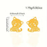 Cute Cat Stud Earrings – Stainless Steel Kitty Earrings for Women, Minimalist Animal Jewelry Gift