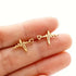 Heartbeat Stethoscope Stud Earrings – Stainless Steel Medical Heart Earrings for Nurses & Doctors