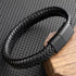 Braided Leather Bracelet with Modern Minimalist Style