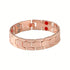 Hex Link Magnetic Bracelet with Modern Two-Tone Style