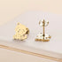 Cute Cat Stud Earrings – Stainless Steel Kitty Earrings for Women, Minimalist Animal Jewelry Gift
