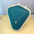 Minimalist Heart Pendant Necklace – Gold Plated Stainless Steel Dainty Necklace for Women, Everyday Jewelry