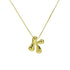 Bubble Letter Pendant Necklace in Stainless Steel – Trendy Minimalist Initial Jewelry for Everyday Style