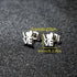 Stainless Steel LOVE Heart Stud Earrings – Cute Minimalist Letter Jewelry for Everyday Romantic Style