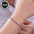 Red CZ Tennis Bracelet with Elegant Sparkle Design