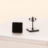 Minimalist Square Stud Earrings Set Stainless Steel Hypoallergenic Everyday Earrings for Women 3 Colors