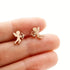 Cupid Angel Stud Earrings for Women Stainless Steel Love Arrow Earrings Minimalist Romantic Jewelry
