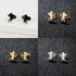 Cupid Angel Stud Earrings for Women Stainless Steel Love Arrow Earrings Minimalist Romantic Jewelry