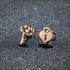 Stainless Steel Heart Lock & Key Stud Earrings – Romantic Minimalist Jewelry for Everyday Style and Gifting