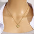 Gold Heart Initial Necklace for Women Stainless Steel Letter Pendant Necklace Personalized Alphabet Jewelry