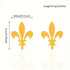 Fleur De Lis Stud Earrings – Stainless Steel Minimalist Earrings for Women, Lightweight Everyday Jewelry