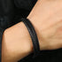 Braided Leather Bracelet with Modern Minimalist Style