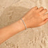 Stainless Steel CZ Tennis Bracelet – Elegant Sparkling Chain Jewelry for Everyday Luxury and Special Occasions