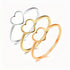Minimalist Heart Ring – Stainless Steel Open Heart Band Ring for Women, Dainty Everyday Stackable Jewelry
