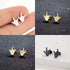 Love Hand Gesture Stud Earrings for Women Stainless Steel Minimalist Sign Language Jewelry Gift
