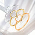 Minimalist Heart Ring – Stainless Steel Open Heart Band Ring for Women, Dainty Everyday Stackable Jewelry