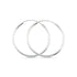 Sterling Silver Thin Hoop Earrings for Women, Sleek 1.5mm Design, Timeless Minimalist Style