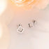 Four Leaf Clover Stud Earrings for Women Stainless Steel Flower Earrings Minimalist Lucky Jewelry Gift